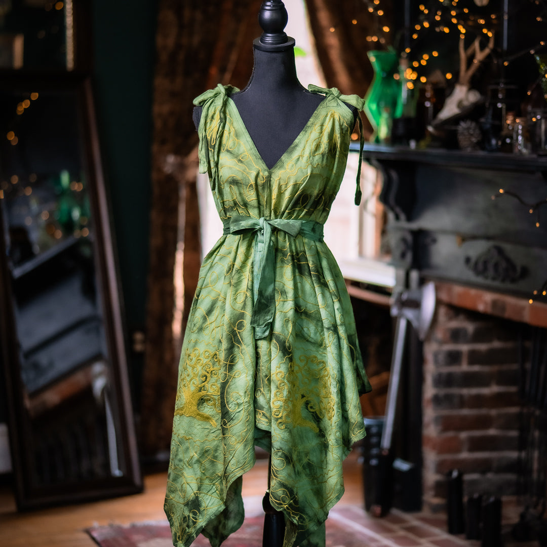 Morrigan Apron Dress: Swamp Witch Edition