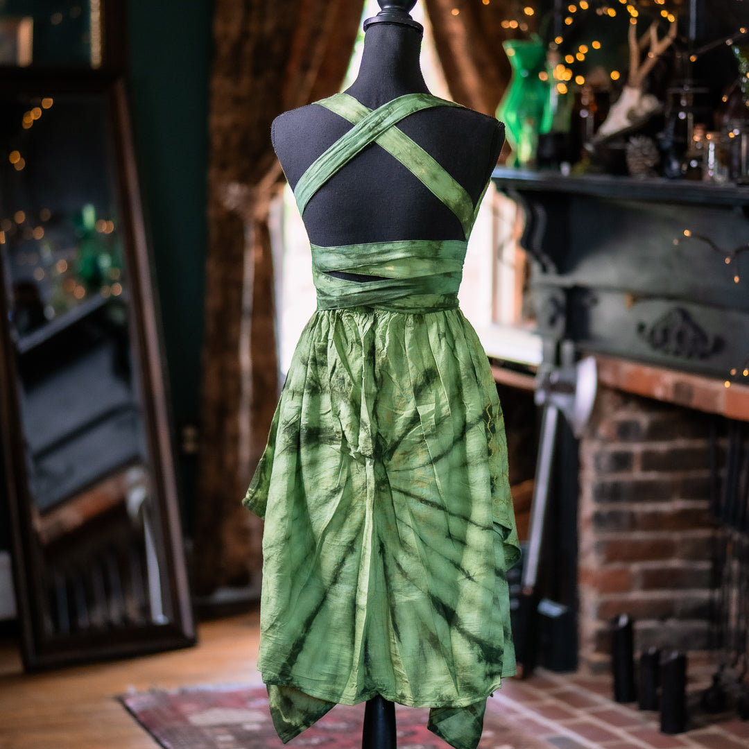 Morrigan Halter Dress: Swamp Witch Edition