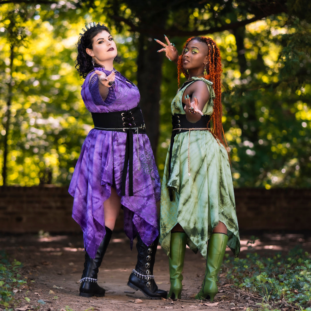 Morrigan Apron Dress: Swamp Witch Edition