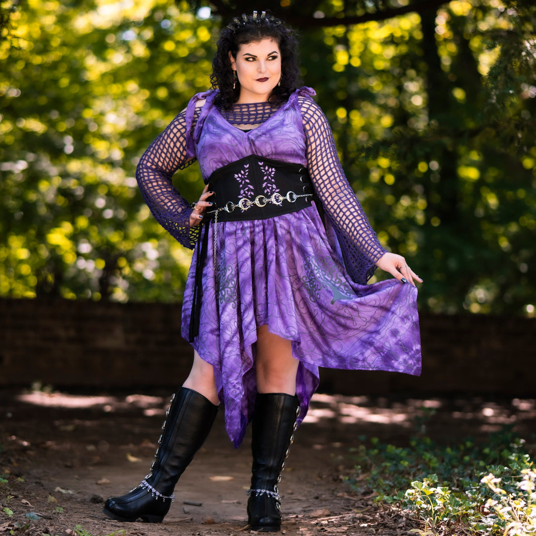 Morrigan Apron Dress: Crystal Witch Edition