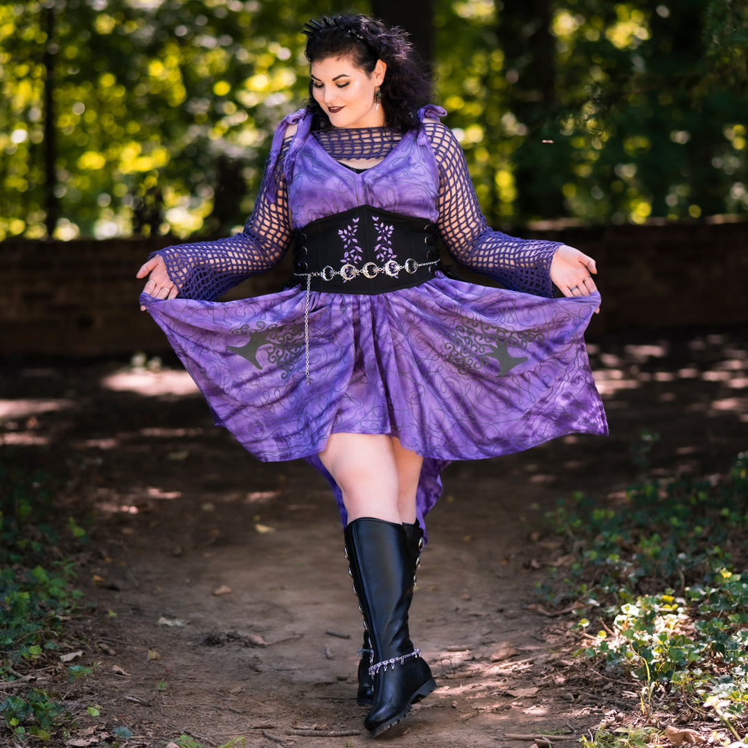 Morrigan Apron Dress: Crystal Witch Edition