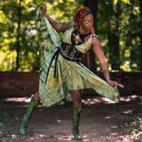 Morrigan Apron Dress: Swamp Witch Edition