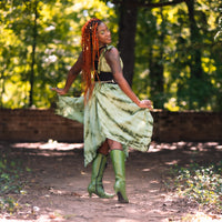 Morrigan Apron Dress: Swamp Witch Edition