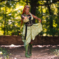 Morrigan Apron Dress: Swamp Witch Edition