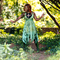 Morrigan Halter Dress: Swamp Witch Edition