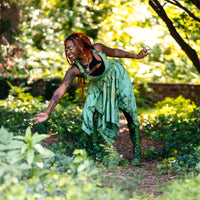 Morrigan Halter Dress: Swamp Witch Edition