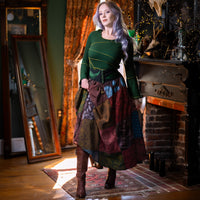 Autumnal Patchwork Skirt