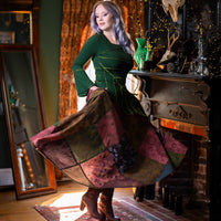 Autumnal Patchwork Skirt