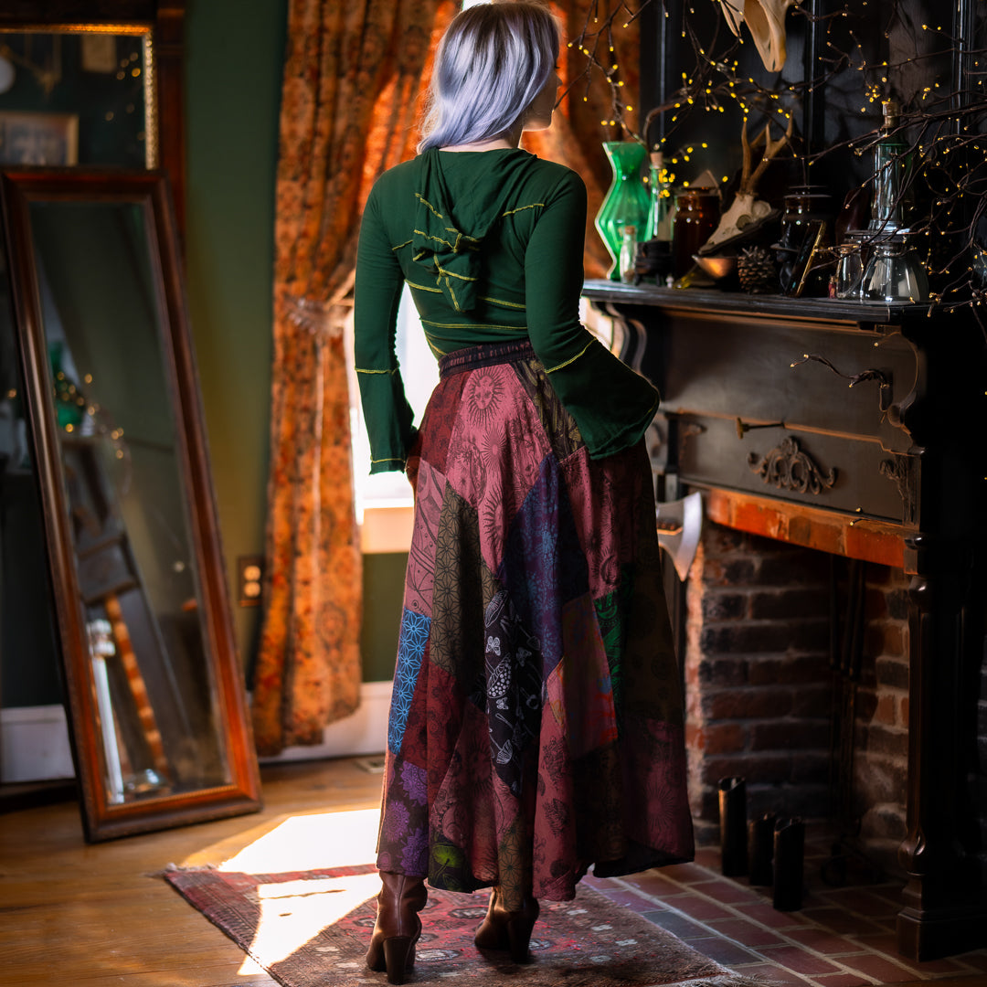 Autumnal Patchwork Skirt