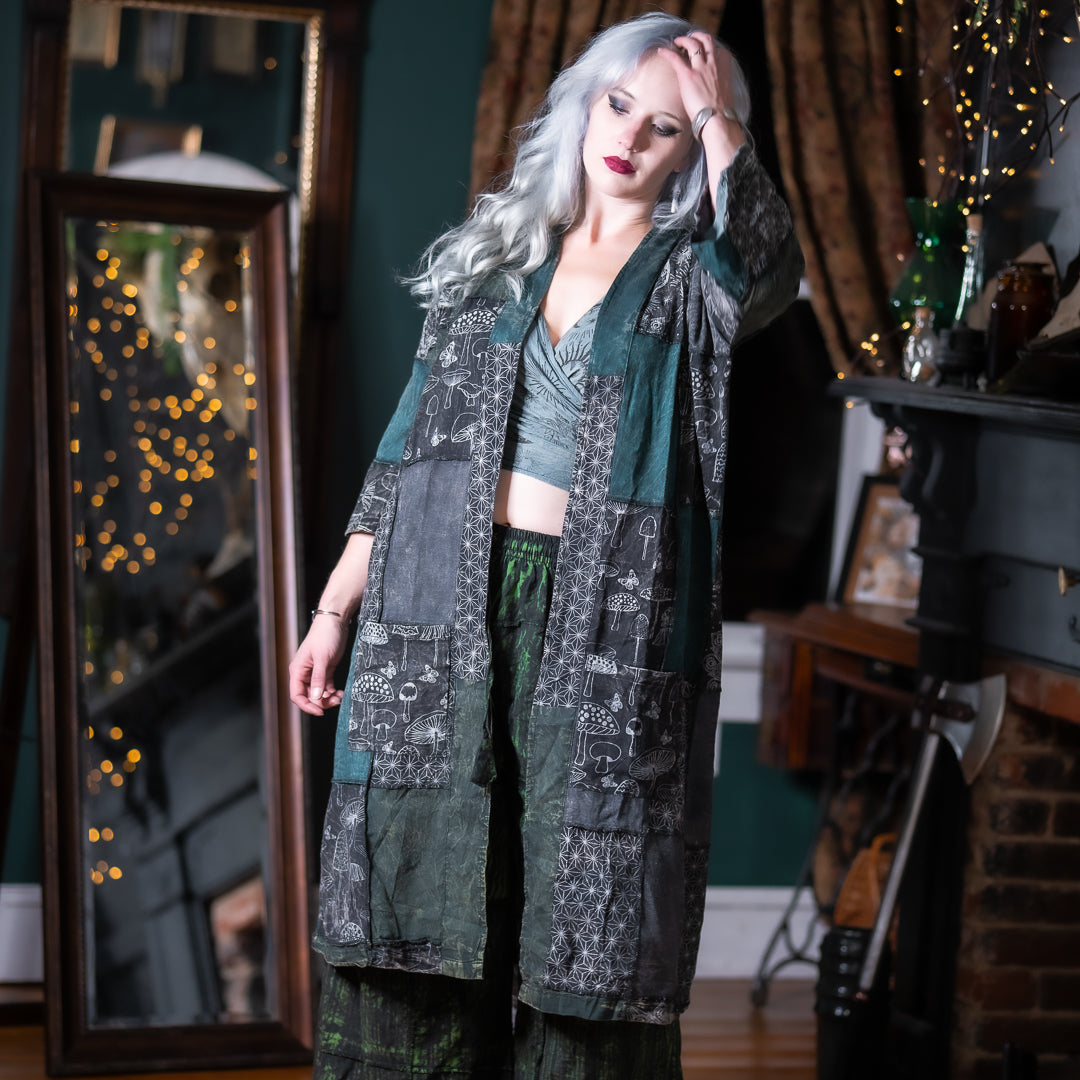 Bog Witch Patchwork Duster