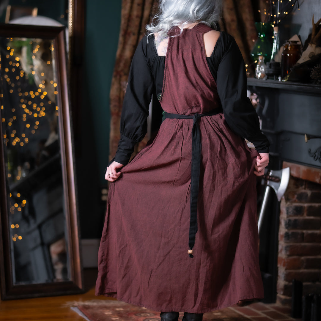 Brigid Apron Dress – Dark Cottage