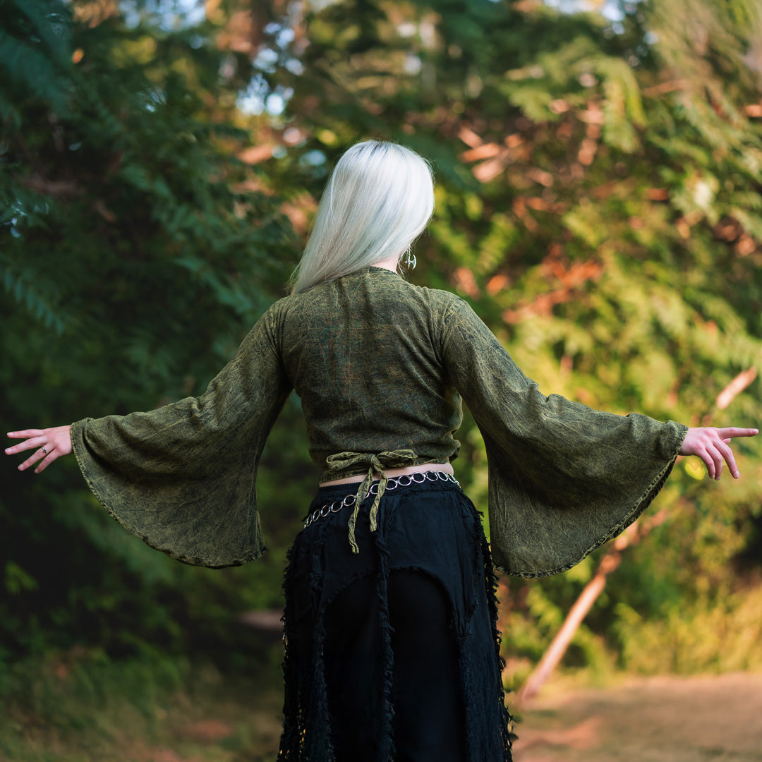Ceridwen Wrap Top