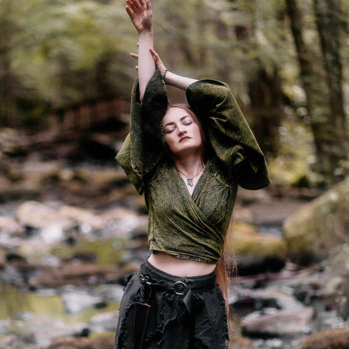 Ceridwen Wrap Top